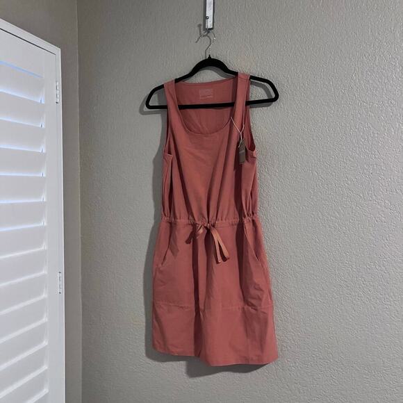New Patagonia Women’s Fleetwith Dress Sienna Clay Sleeveless Drawstring Small - Picture 3 of 7